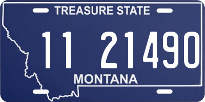 MT license plate 112149O