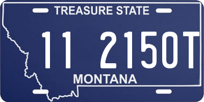 MT license plate 112150T