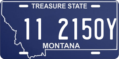 MT license plate 112150Y