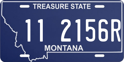 MT license plate 112156R