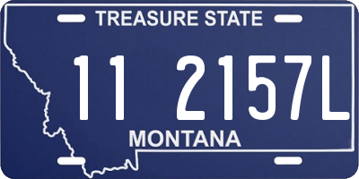 MT license plate 112157L