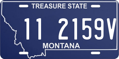 MT license plate 112159V