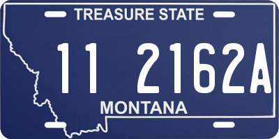 MT license plate 112162A