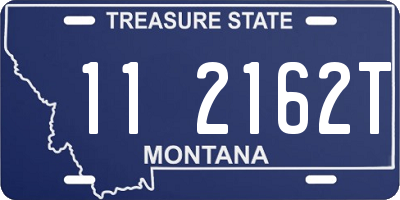 MT license plate 112162T