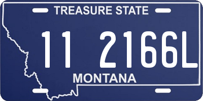 MT license plate 112166L