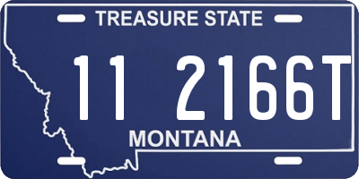 MT license plate 112166T