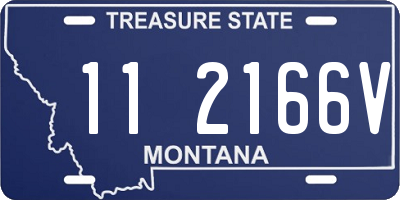 MT license plate 112166V