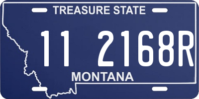 MT license plate 112168R