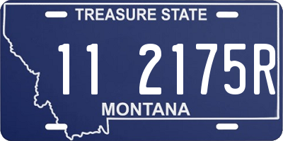 MT license plate 112175R