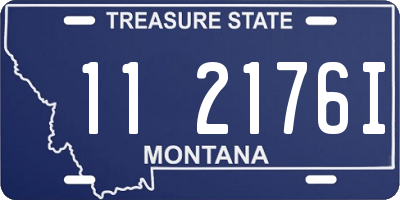 MT license plate 112176I