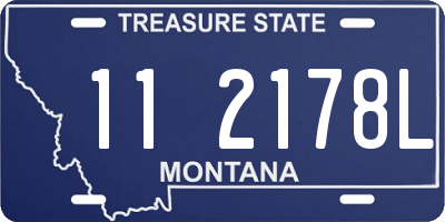 MT license plate 112178L