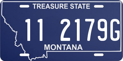 MT license plate 112179G