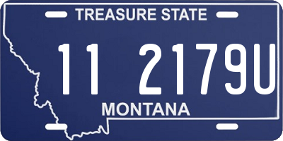 MT license plate 112179U