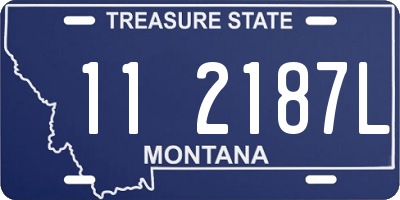MT license plate 112187L