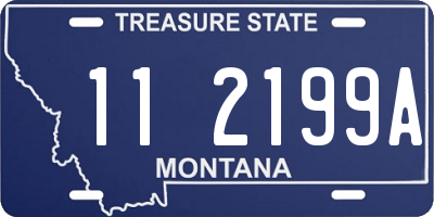 MT license plate 112199A