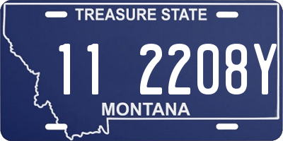 MT license plate 112208Y