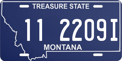 MT license plate 112209I