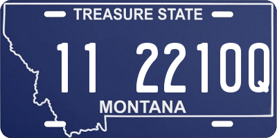 MT license plate 112210Q
