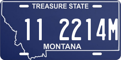 MT license plate 112214M