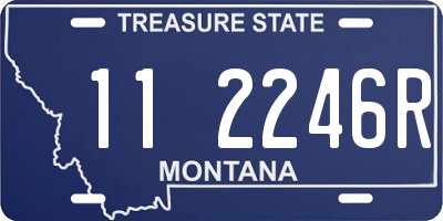 MT license plate 112246R