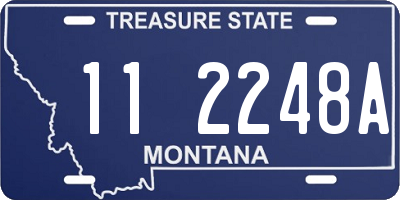 MT license plate 112248A