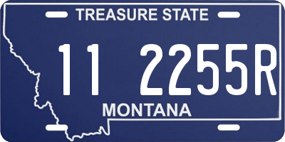 MT license plate 112255R