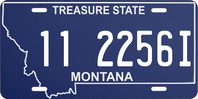 MT license plate 112256I