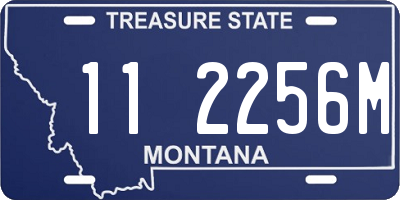 MT license plate 112256M