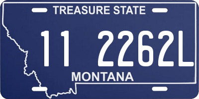 MT license plate 112262L