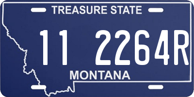 MT license plate 112264R