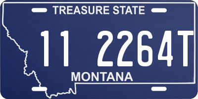 MT license plate 112264T