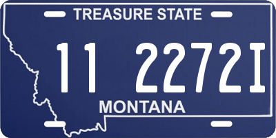 MT license plate 112272I