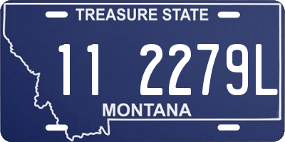 MT license plate 112279L