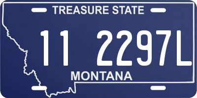 MT license plate 112297L