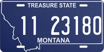 MT license plate 112318O