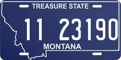 MT license plate 112319O