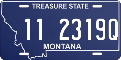 MT license plate 112319Q