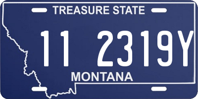 MT license plate 112319Y