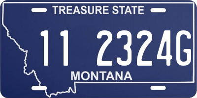 MT license plate 112324G