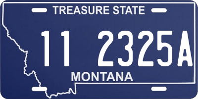 MT license plate 112325A