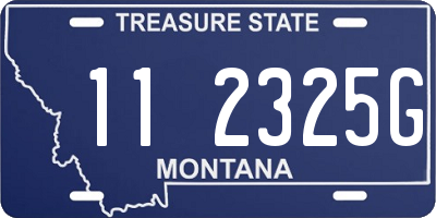 MT license plate 112325G