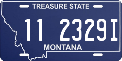 MT license plate 112329I