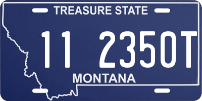 MT license plate 112350T