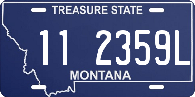 MT license plate 112359L