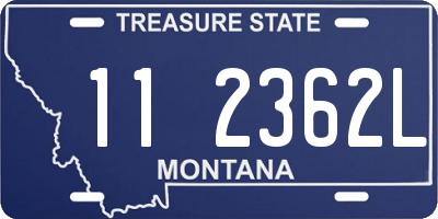 MT license plate 112362L