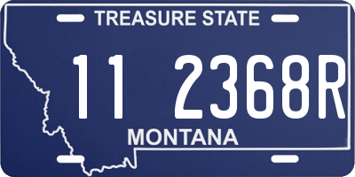 MT license plate 112368R