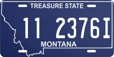 MT license plate 112376I