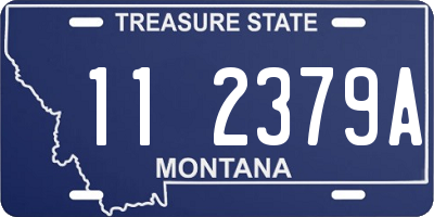 MT license plate 112379A