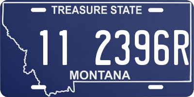 MT license plate 112396R