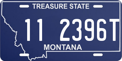 MT license plate 112396T